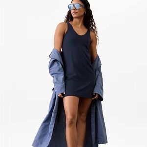 Athleta Navy Blue Transcend Exercise Dress